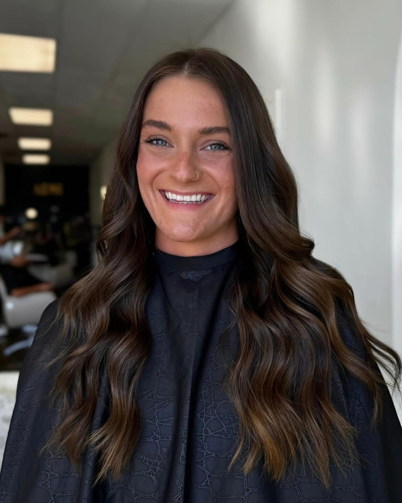 Espresso brunette waves with shine